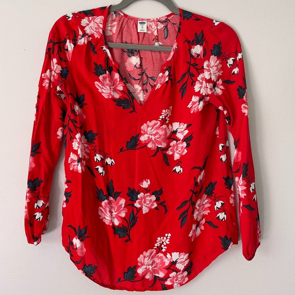 Old Navy Flowery Blouse